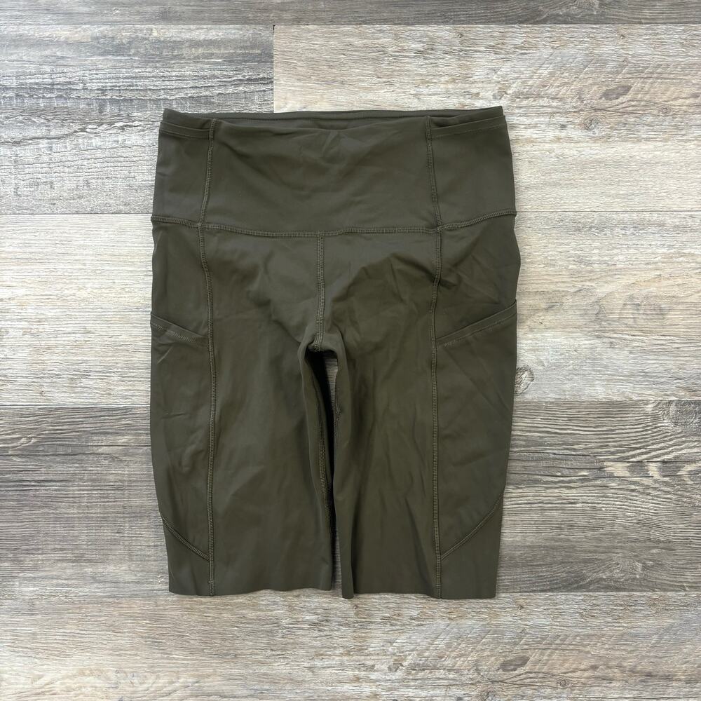 lululemon athletica Dark Green Athletic Shorts